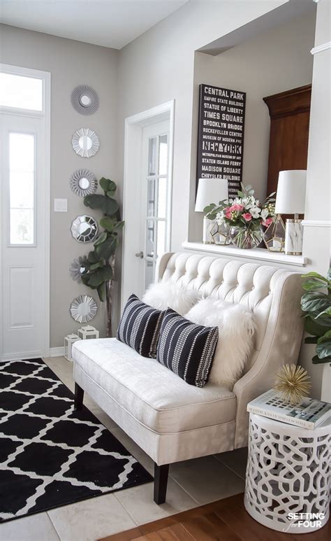 Whether you want to hang a mirror to create some visual space or to check your appearance before you leave your house, the thought of putting holes in your wall might turn you luckily, there are many ways you can hang a mirror without nails, such as by utilizing hanging strips, hooks, or brick clamps. How to Create a Mirror Gallery Wall - Setting for Four