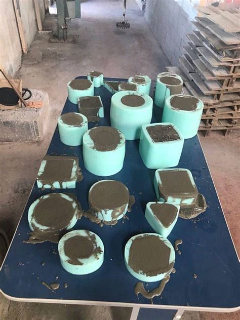 Diy cement planters cement crafts garden planters planter pots spring garden lawn and garden diy general ways to recycle recycling bins. Diy CONCRETE SILICONE MOLD Cement Mould Pot Plant Square ...