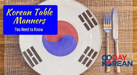 Korean Table Manners Dining Etiquette You Need To Know