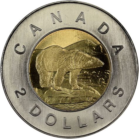 Canadian 2 Dollar Coin Value In U S Dollar Poster