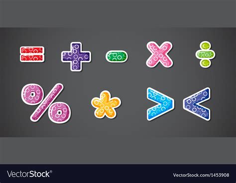 Mathematics Clipart Vector Mathematical Operations Icons Operations