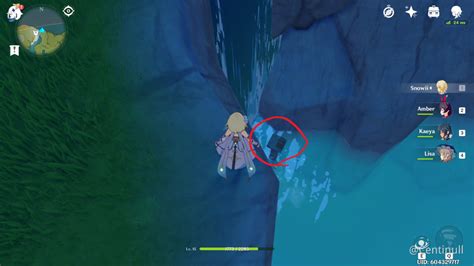 Free Luxurious Chest Waterfall Near Stormbearer Mountains Genshin