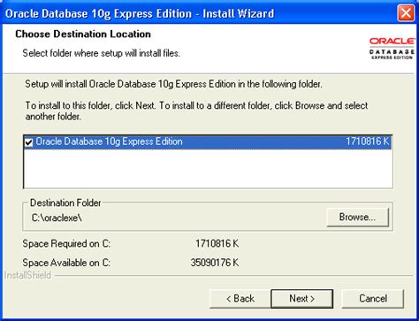 Hi i am having a trouble with my installshield wizard (or so i think). arin Blog: Panduan Menginstall Oracle Database 10g Express ...