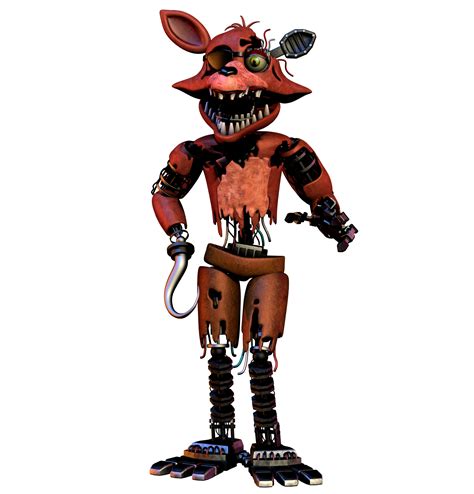 Improved Withered Foxy by CoolioArt on DeviantArt