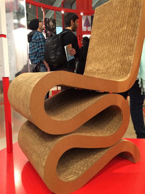 Frank Gehrys Corrugated Cardboard Chair Design Museum London