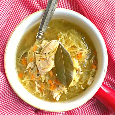 Homemade stock and satisfying ingredients provide the best nourishment when the sickness first started, i made a big batch of chicken noodle soup. Chicken Noodle-less Soup Recipe on Food52