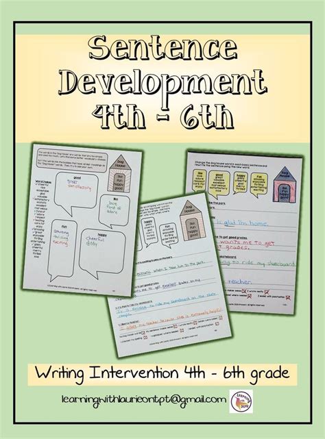 Writing Intervention Worksheets 4th 6th In 2020 Writing Interventions