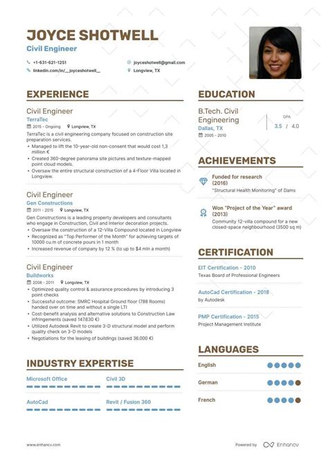 Civil engineer resume example with professional experience printable resume template is basically apt for the fresher. Laboratory civil engineer cv June 2020