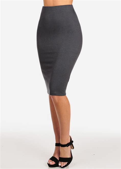 Moda Xpress Womens Pencil Skirt Professional Business Office Career