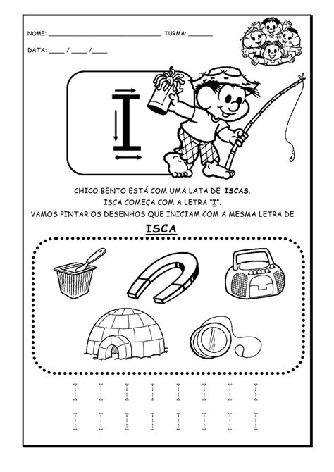Atividades Com A Letra I