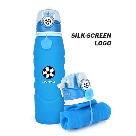 Custom Printed Collapsible Water Bottles Logos Promotionalcustom