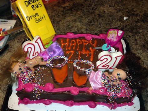 21st Birthday Cake For Twins