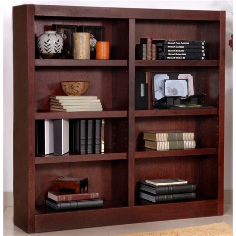 Concepts In Wood Double Wide 8 Shelf Bookcase 206544 Office At