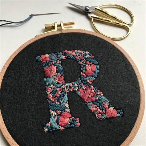 Creamente Embroidery Monogram Embroidery Patterns Embroidery Alphabet