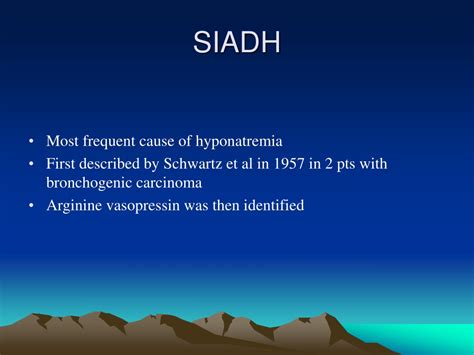 Ppt Siadh Powerpoint Presentation Free Download Id9346482