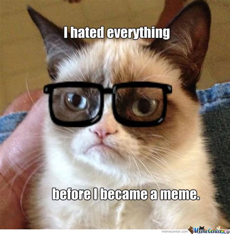 Hipster Grumpy Cat By Ltbeastmode Meme Center
