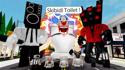 Skibidi Toilet In Roblox Brookhaven Rp Funny Moments Skibidi Toilet
