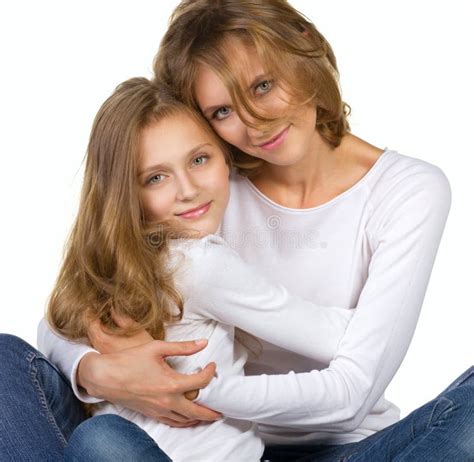 mother and daughter stock image image of jeans attractive 26537637