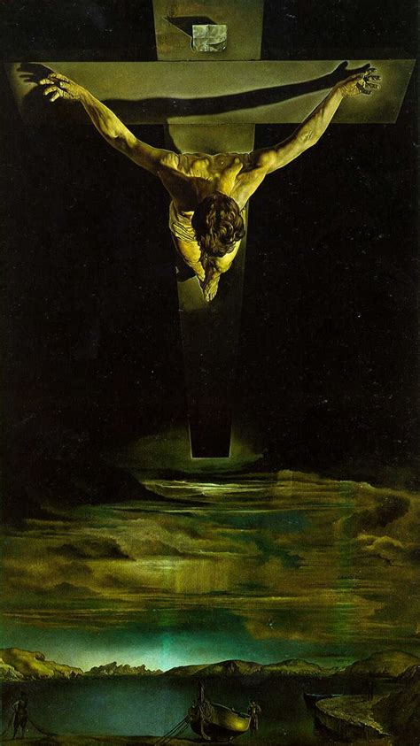 Christ Of Saint John Of The Cross 1951 Oil And Canvas 205 X 116 Cm