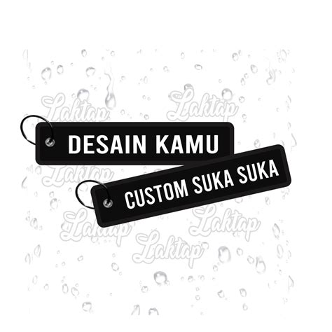 Jual Gantungan Kunci Bordir Free Design Minimal 6 Pcs Shopee Indonesia