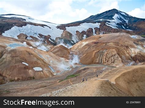 2 Landmannalaugar Rainbow Mountains Iceland Free Stock Photos