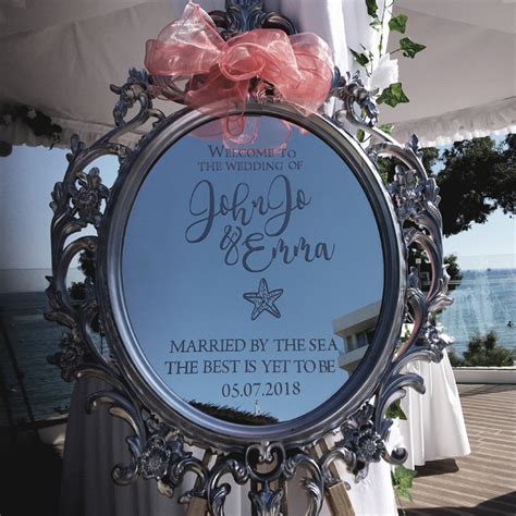 Wedding Mirror Signage By Richie Roo Designs Cyprus