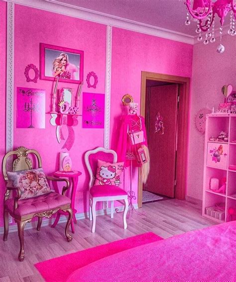 pink hello kitty decor barbie room pink room barbie bedroom