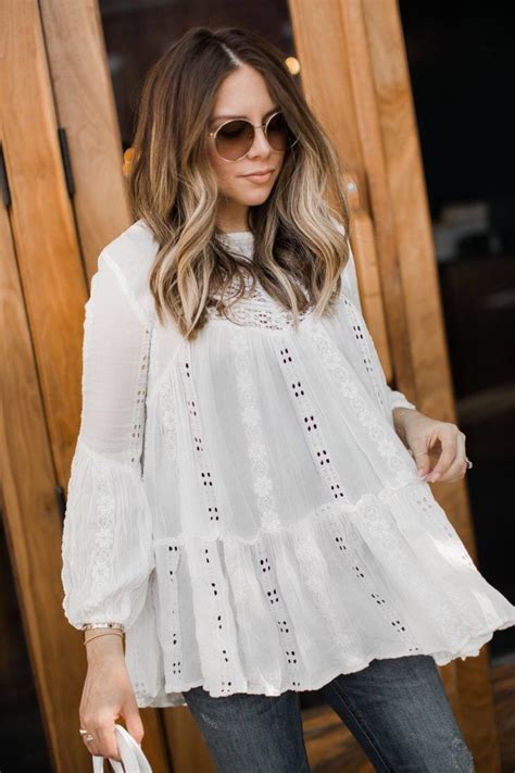 The White Lace Tunic You Can Wear Now And Later This Summer The