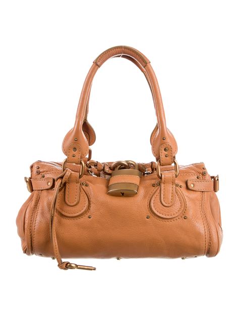 Chloé Leather Paddington Bag Handbags Chl56970 The Realreal