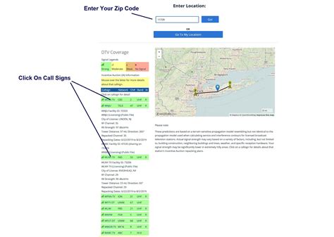 Antenna Tv Channels By Zip Code Map