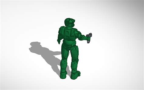 3d Design Poseable Master Chief Tinkercad