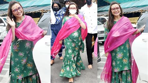 Rani Mukherjee Second Time Pregnant And Taking Blessings For Second