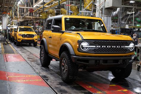 2022 Ford Bronco And Maverick Orders Scheduling And Production Dates