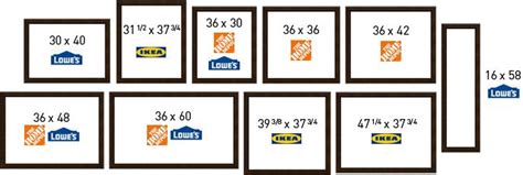 Standard Sizes Standard Picture Frame Sizes Frame Sizes Picture