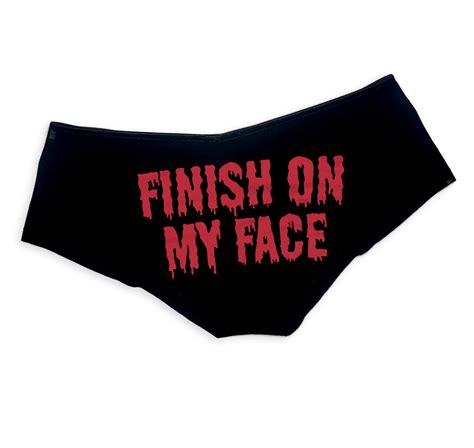 finish on my face panties panties sexy funny slutty cum slut panties booty bachelorette party