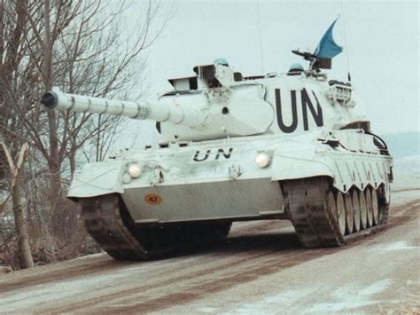Leopard 1a5 Dk During The Mission Unprofor Bosnia 1994 Vehículos