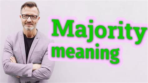 Majority Meaning Of Majority Youtube