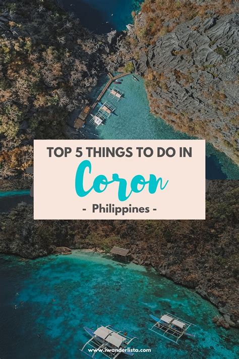 Top 5 Things To Do In Coron Philippines Coron Island Wooden Path