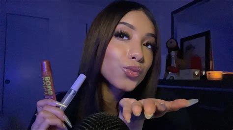 Asmr Lipgloss Application Kisses Mouth Sounds Kisses Tapping