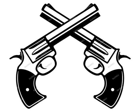 Colt Revolver Svg Weapon Svg Silhouette Gun Files For Cricut Gun
