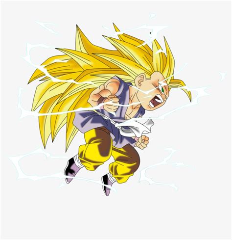 Goku Clipart Super Saiyan3 Dragon Ball Gt Goku Fase 3 Transparent Png