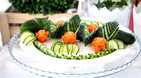 Josephines Recipes How To Make Cucumber Decoration Vegetable
