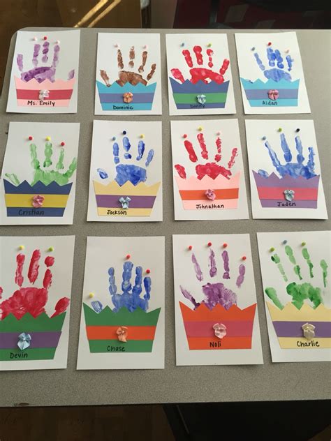 Happy Birthday Cupcake Handprint Cards Happy Birthday Crafts Happy