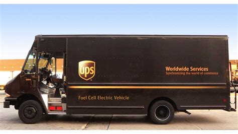 Meet The Ups Class 6 Fuel Cell Truck With A 45 Kwh Battery