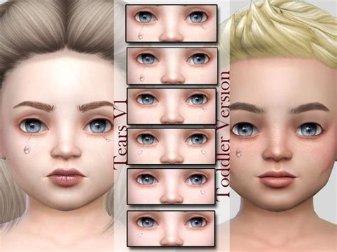 Msqsims Tears V1 Toddler Version Sims 4 Toddler Sims 4 Sims