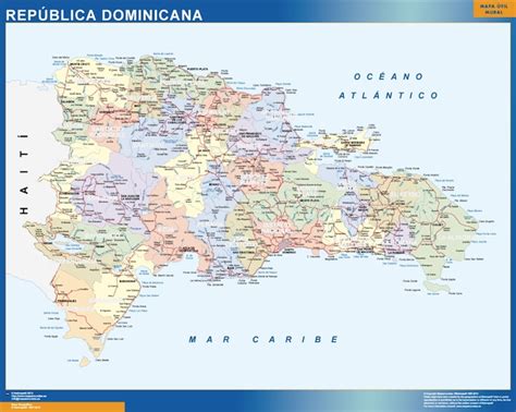 Mapa República Dominicana Mapas España Y El Mundo