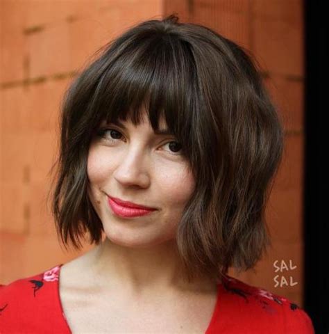 Best Short Wavy Hair With Bangs Ideas For 2021