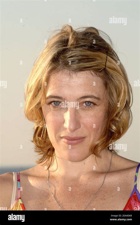 Italian Born Actress Valeria Bruni Tedeschi Poses On The Beach During The 19th Cabourg Romantic