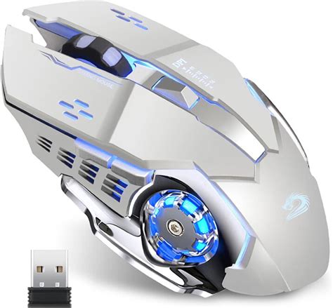 Free Wolf X8 Wireless Charging Gaming Mouse Silent Light