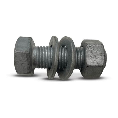 Bolts & Nuts Hot-dipped Galvanised (Grade 8.8) M20x80 (80mm)